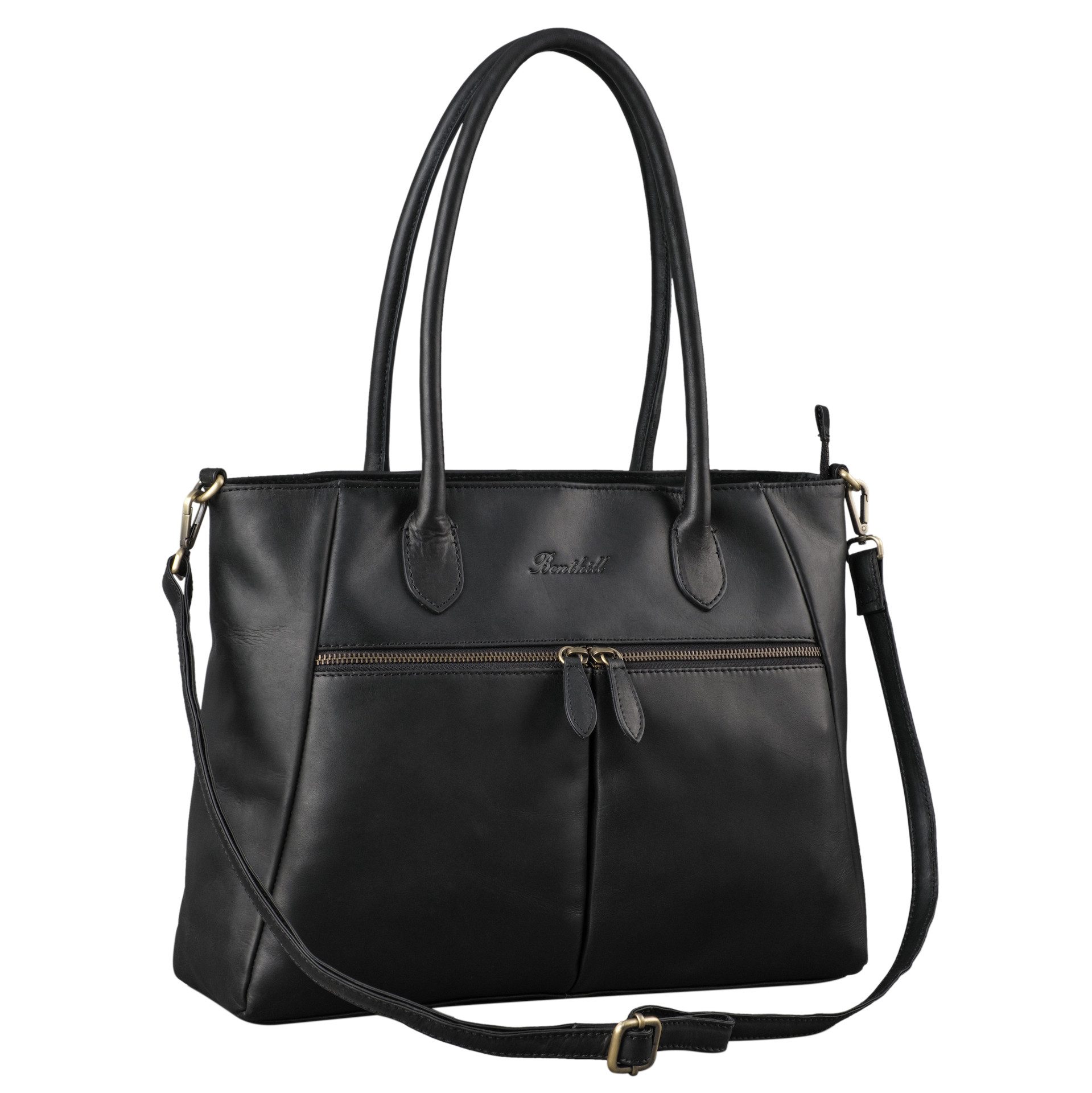 Handtasche Damen Echt Leder Damentasche Shopper Umhängetasche Schultertasche