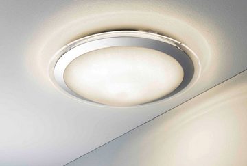 casa NOVA LED Deckenleuchte ERA, 1-flammig, Ø 52 cm, Weiß, Metall, Acryl, Dimmfunktion, LED fest integriert, Neutralweiß, Warmweiß, Tageslichtweiß, LED Deckenlampe