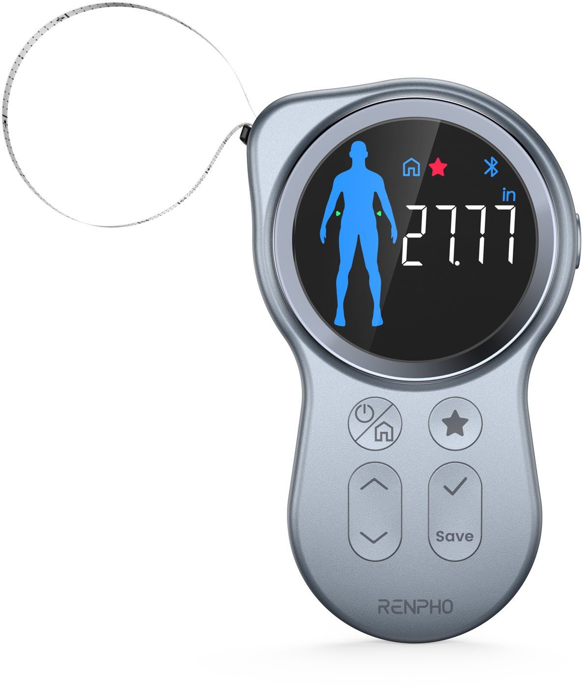 RENPHO Körpermaßband Smart Tape Measure Plus R-Y002, Smartes Maßband mit App, flexiblen Messbereichen & Profilen.