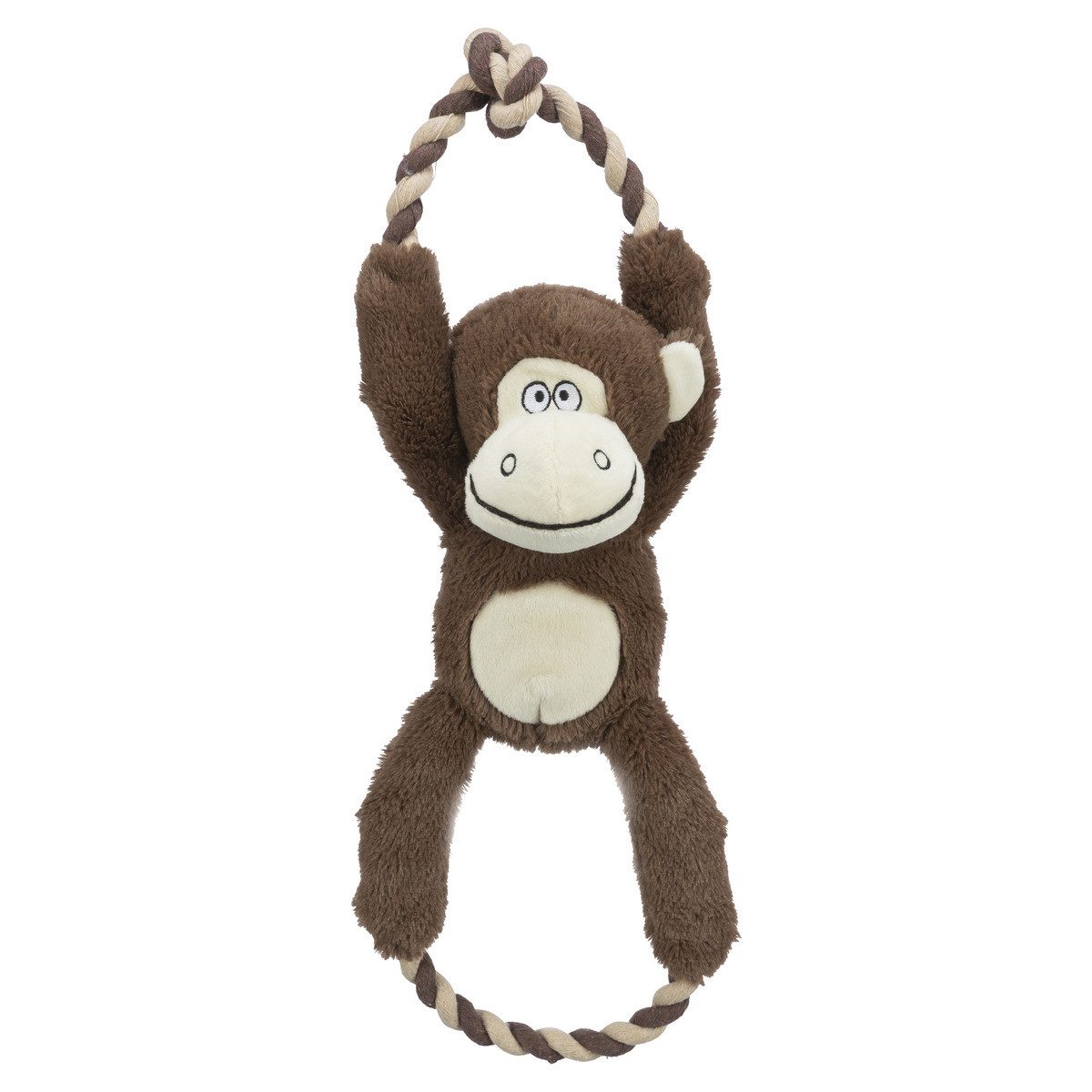 TRIXIE Tierkuscheltier Hundespielzeug Affe mit Seil günstig online kaufen