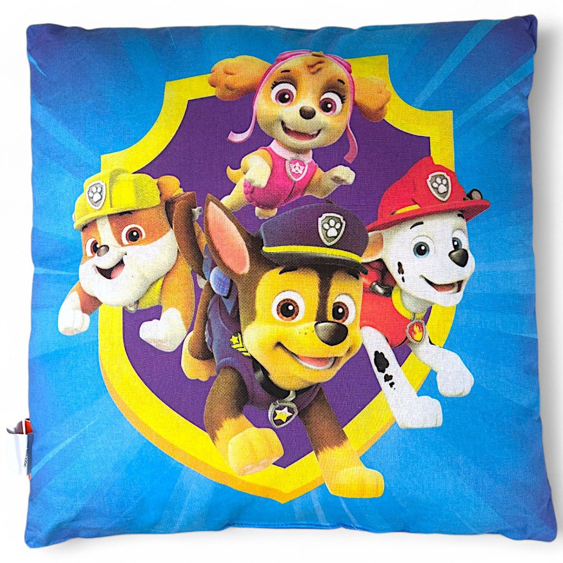 Peppa Pig Dekokissen Heroes Work Together, Zimmerdeko - Kinder Kuschelkissen 40 x 40 cm