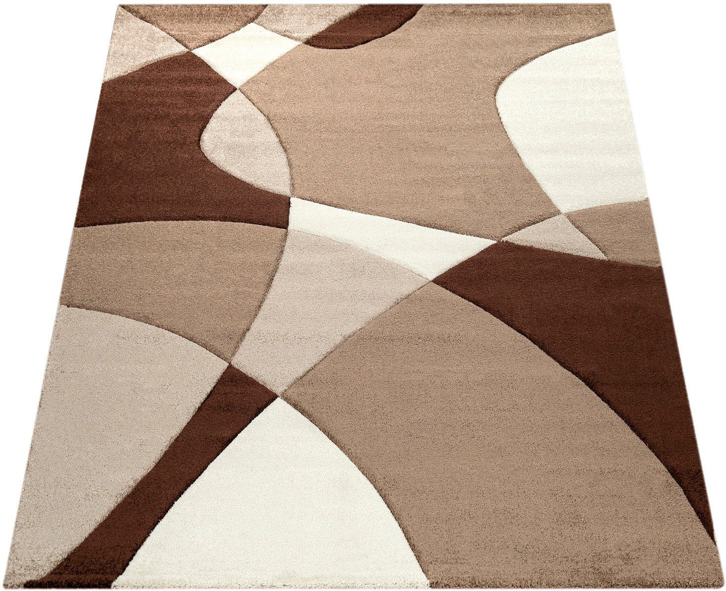 Paco Home Teppich Diamond 664, rechteckig, Höhe: 15 mm, 3D-Design, Kurzflor günstig online kaufen