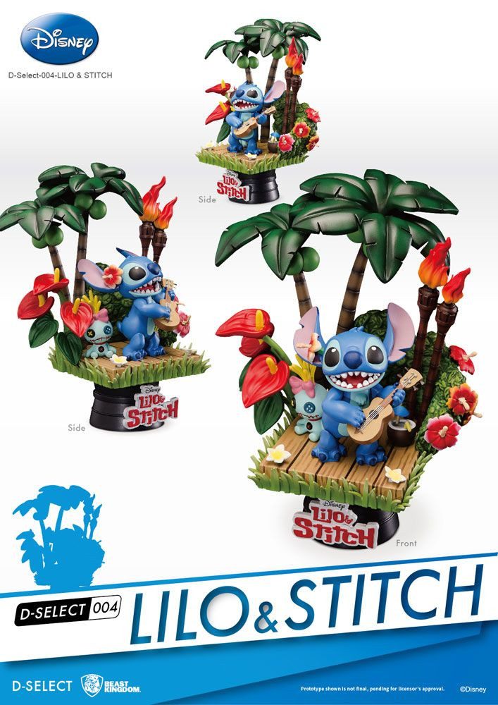 Beast Kingdom Toys Merchandise-Figur Disney D-Stage PVC Diorama Stitch 14 cm