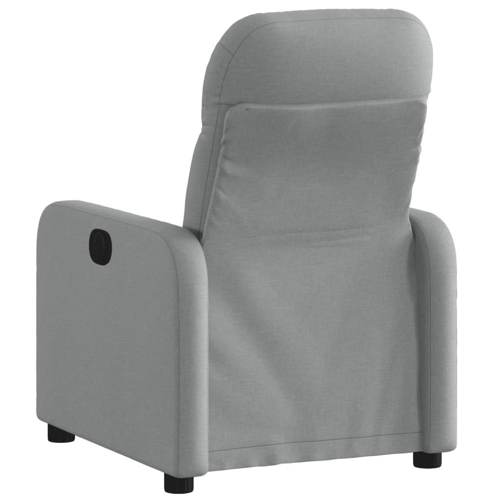vidaXL Sessel Relaxsessel Hellgrau Stoff (1-St) günstig online kaufen