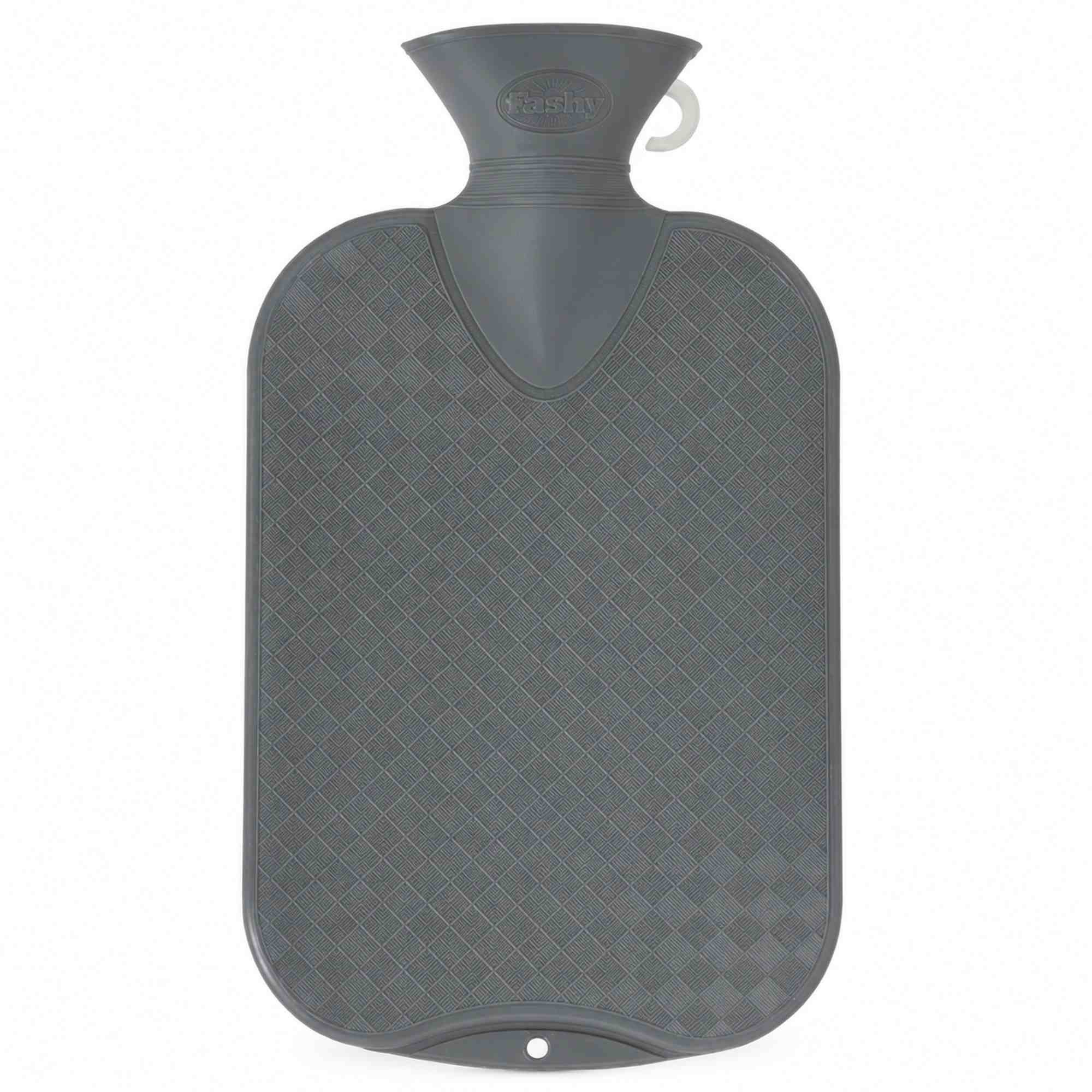 Fashy Wärmflasche FASHY Wärmflasche glatt anthrazit 6420 21 1St PZN 10380564
