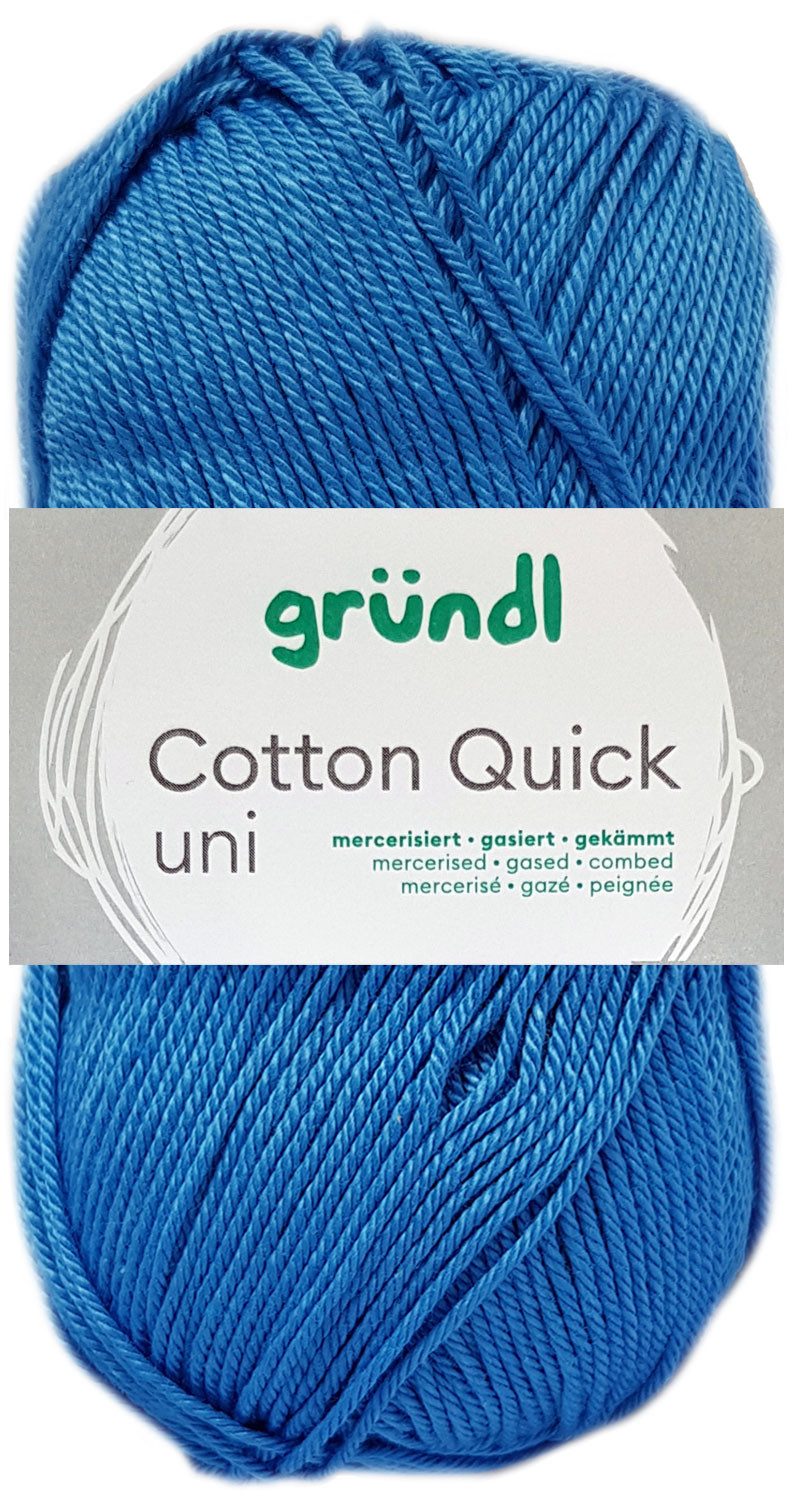 Gründl 50 Gramm Gründl Wolle Cotton Quick Uni Farbauswahl Häkelwolle