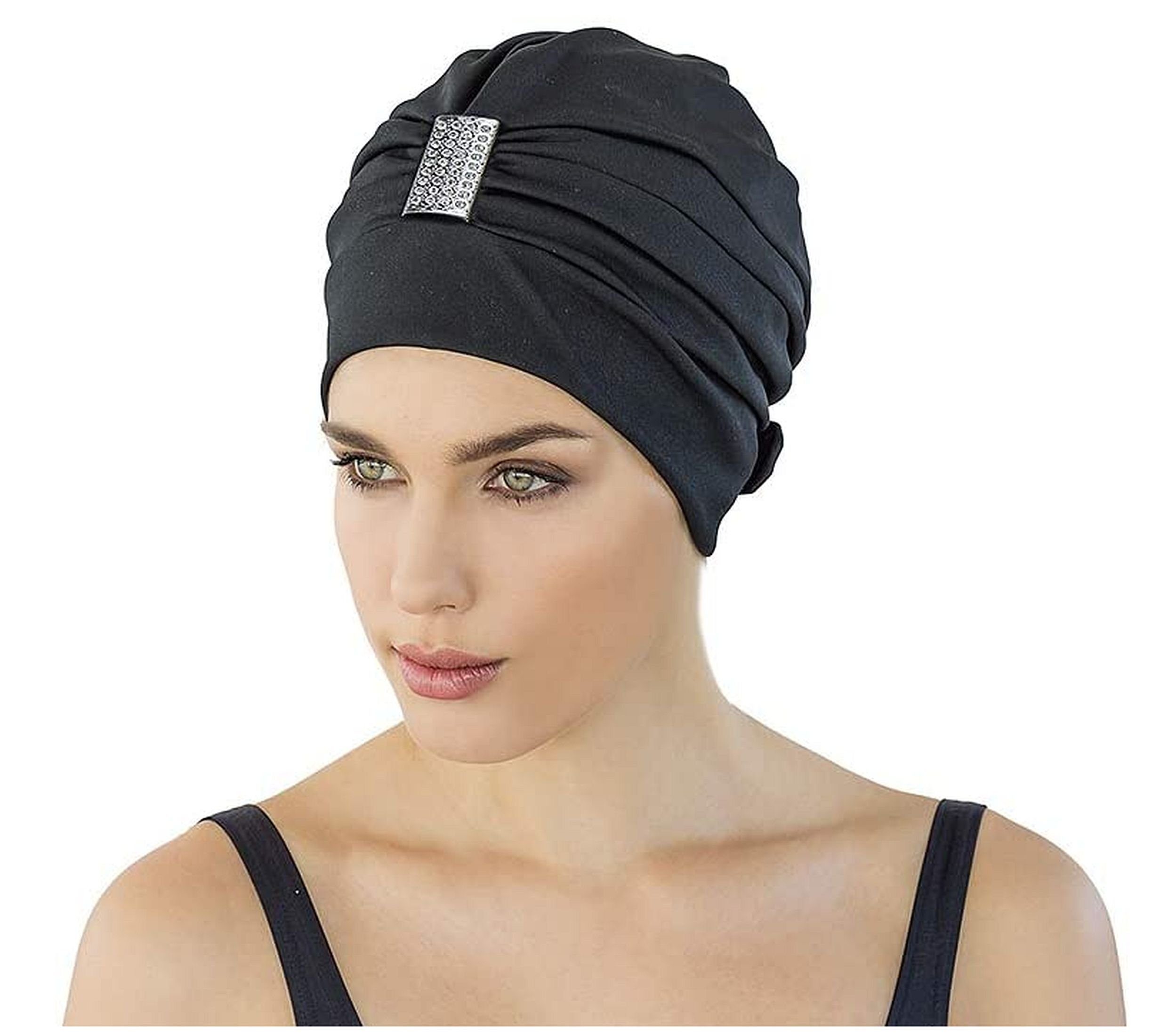 Fashy Badekappe »Badehaube Badekappe Bademütze Bademode Damen Schwarz