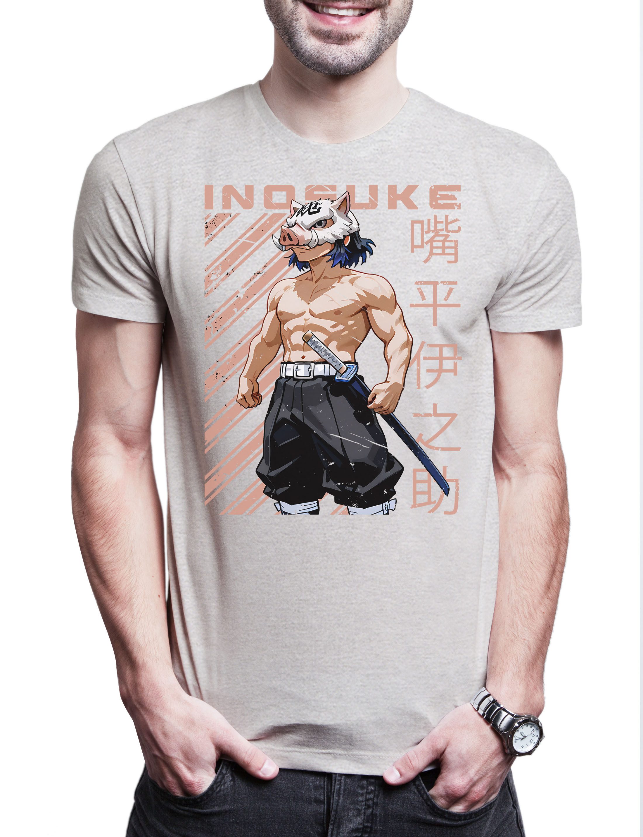 Urban Backwoods Print-Shirt Inosuke Warrior Herren günstig online kaufen