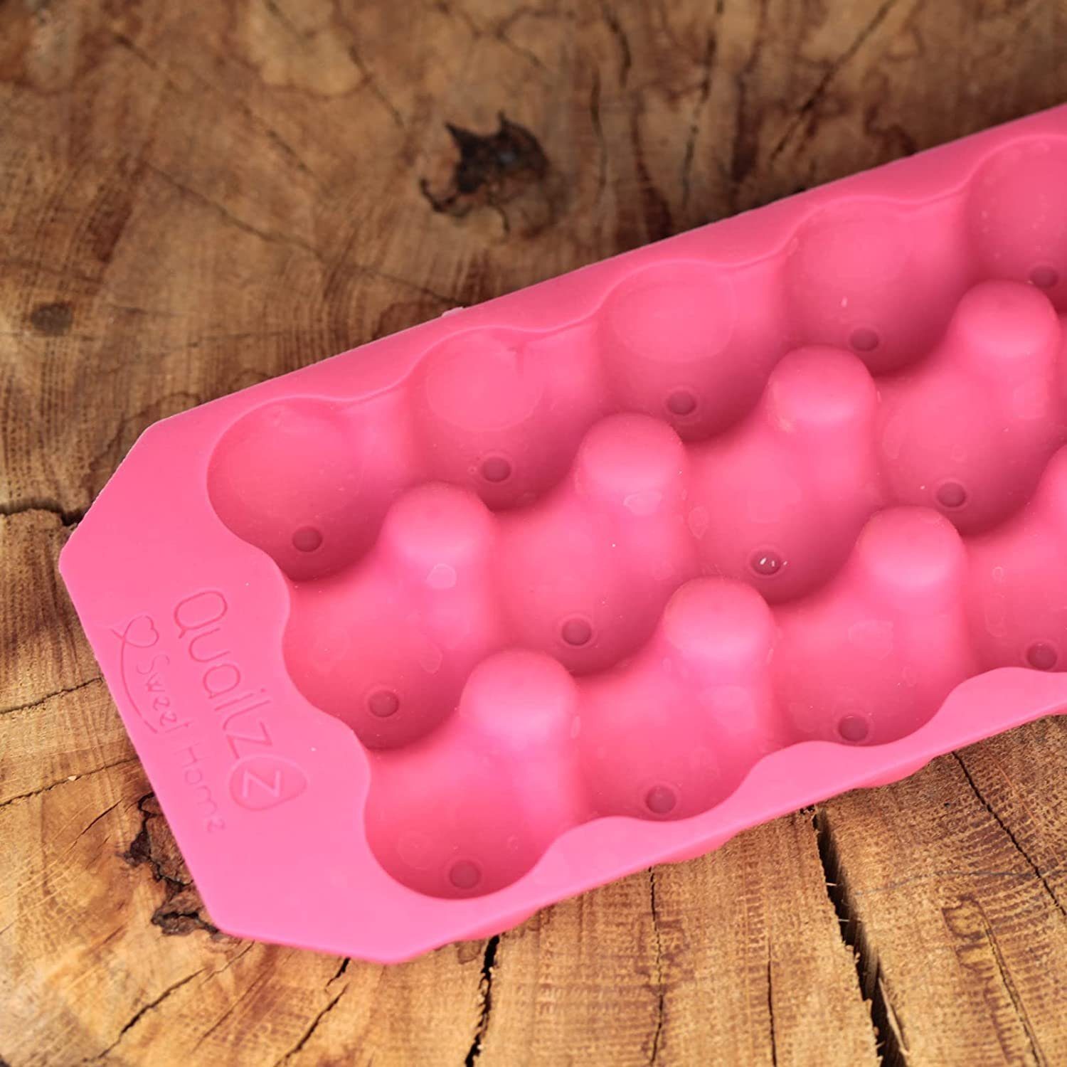 Quailzz Eierbecher Fridge Cup Wachteleierschale Eierhalter, (Silikon Eierschale - abwaschbar - erhältlich in zwei Farben)