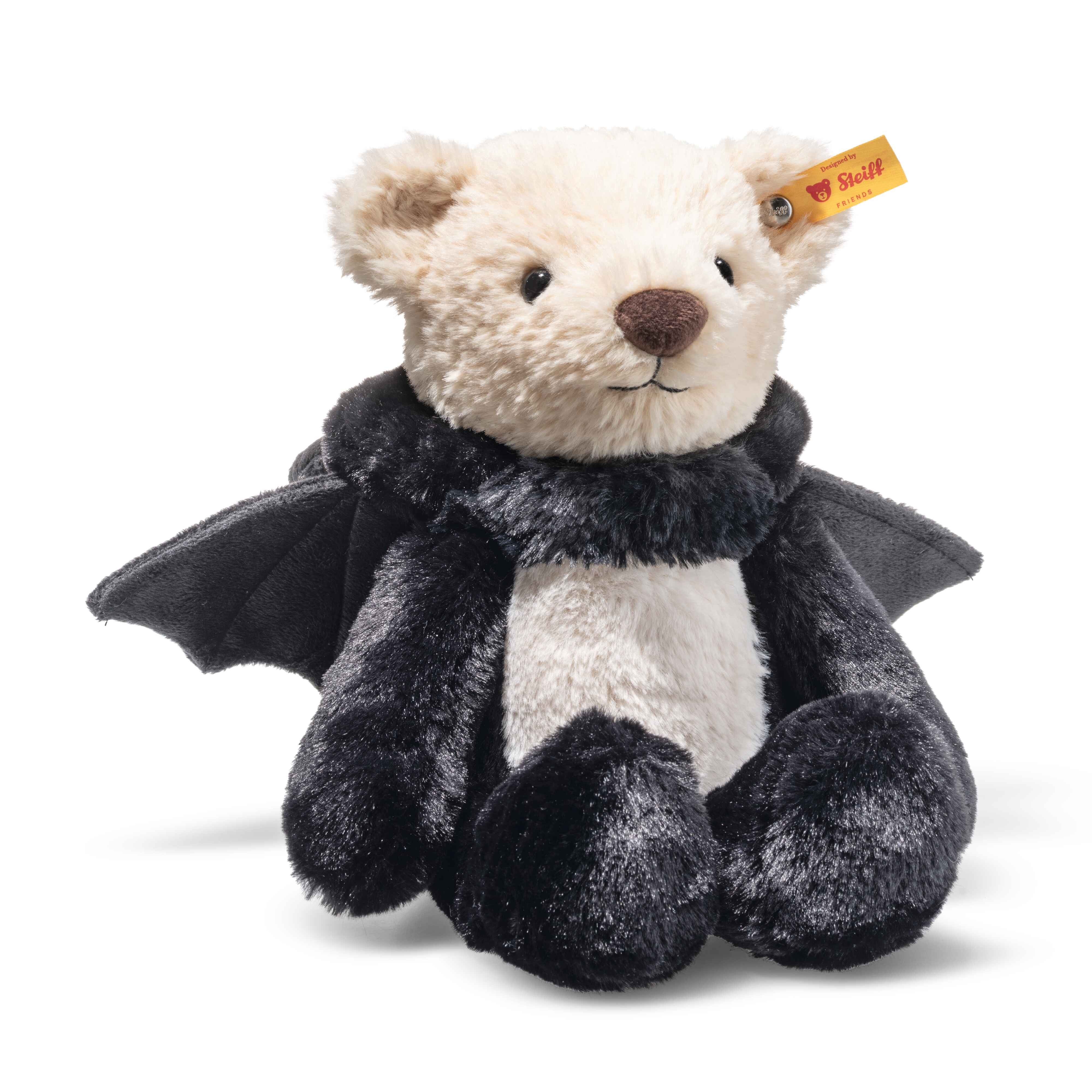 Steiff Kuscheltier Steiff Teddybär Mr. Bat schwarz/weiß 29 cm 114250