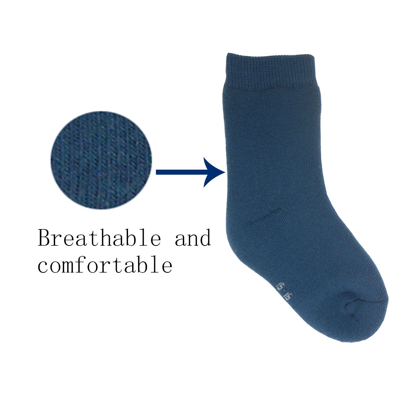 Yalion verschiedenen Pack Socken weiche in Vollplüsch mit COMBI1 Kinder elastisch Kurzsocken mehreren