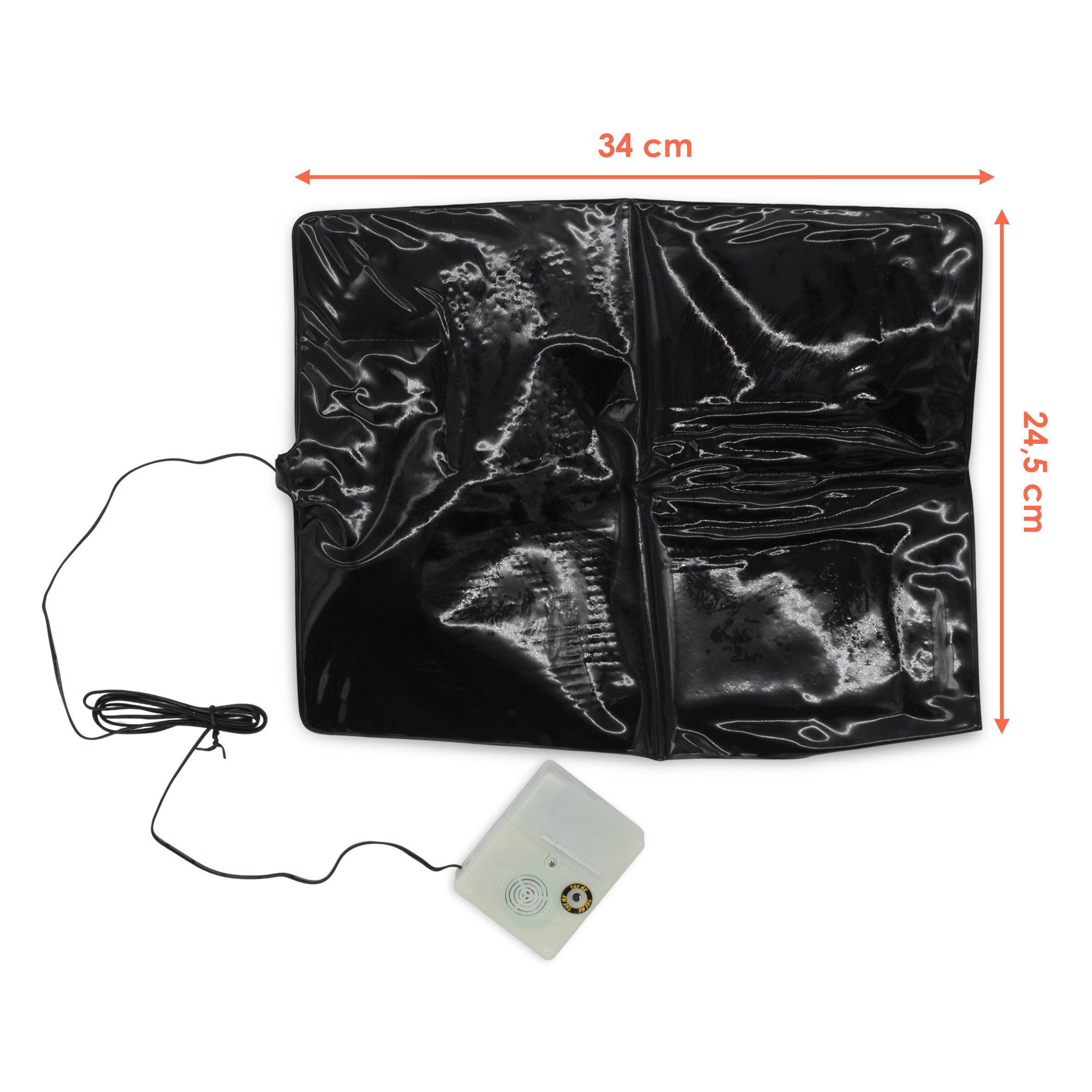 Spetebo Teppichunterlage Weihnachtsmusik Türmatten Sensor mit 2 Liedern - 34 x 24 cm, (Anzahl, 1-St., Stück), spielt 2 verschiedene Weihnachtslieder
