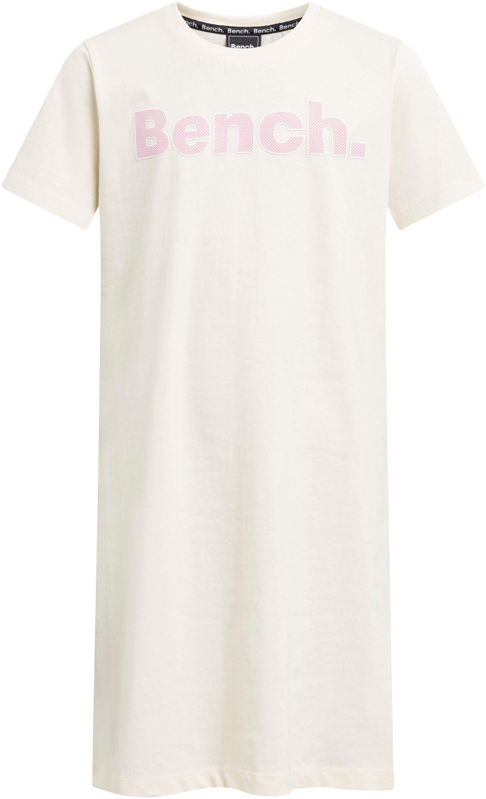 Bench. T-Shirt Logodruck WINTERWHITE mit JINAG