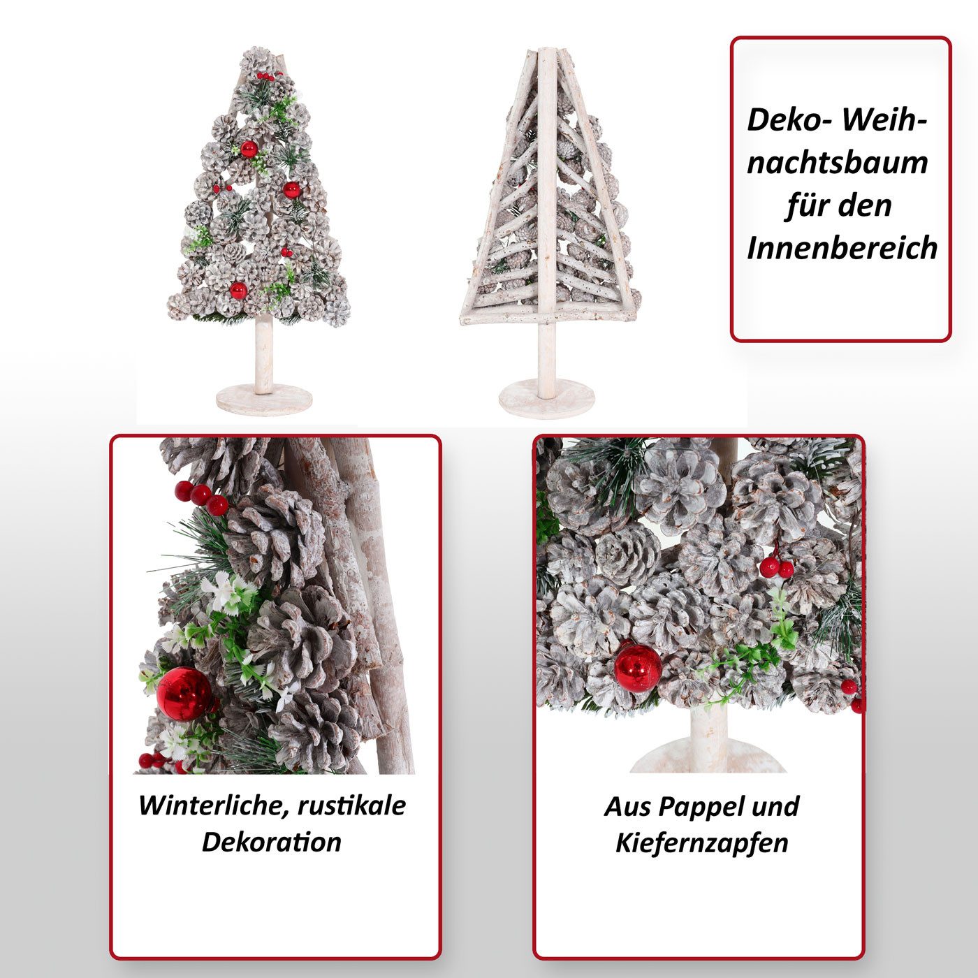 MCW Künstlicher Weihnachtsbaum MCW-M17, künstlicher Baum, Aufwendig geschmückt