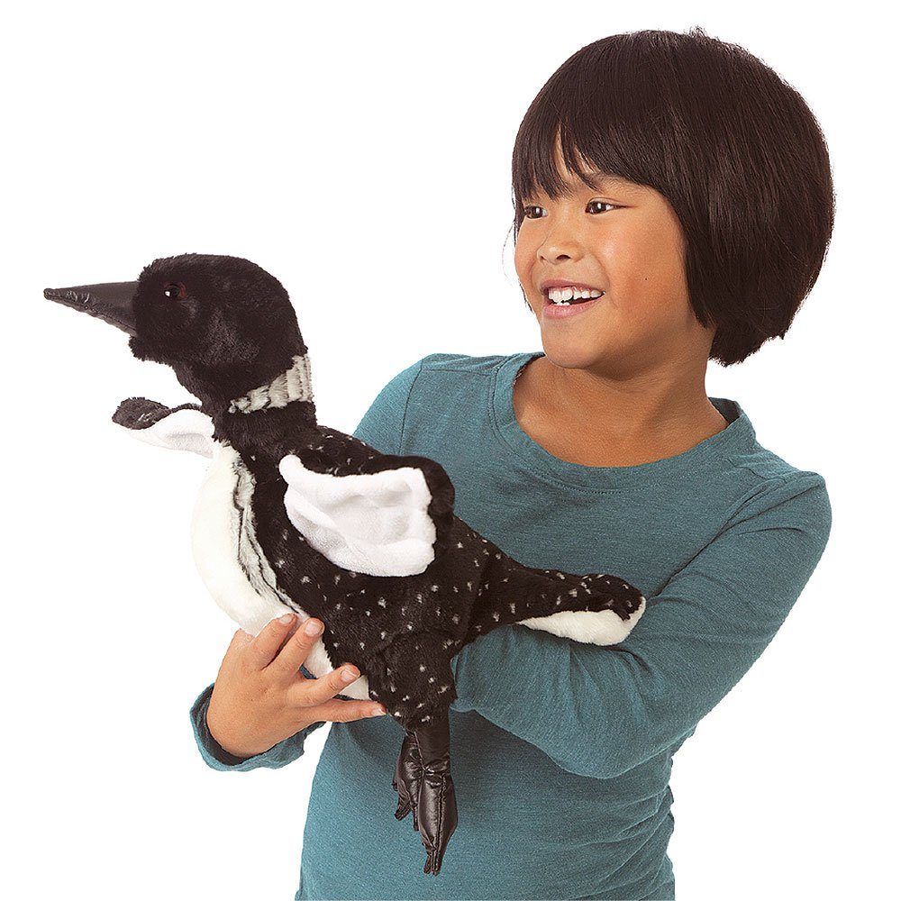 Folkmanis Handpuppen Handpuppe Folkmanis Handpuppe Seetaucher- Vogel 3071 (Packung)