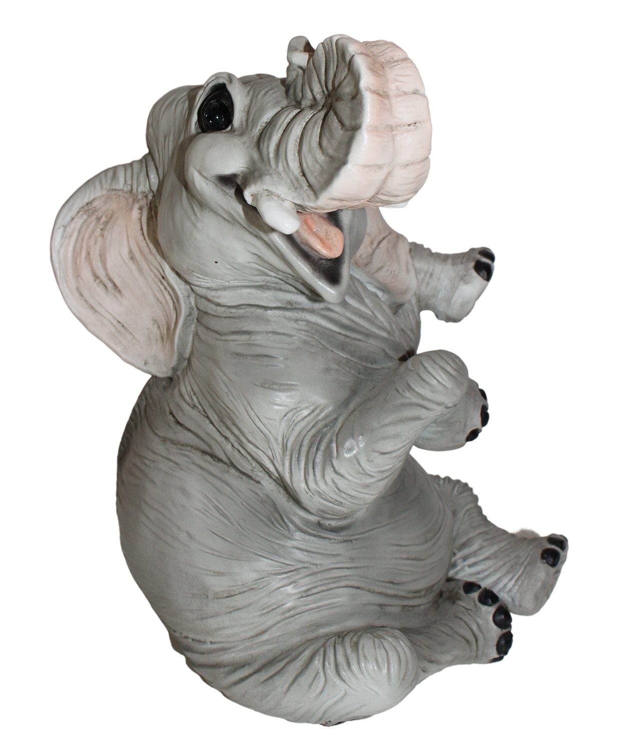Tierfigur Castagna Elefantenfigur cm und Castagna lachend Baby Tierfigur sitzend Kollektion Elefant Figur 21 Resin H