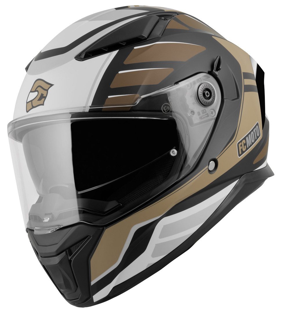 FC-Moto Motorradhelm FF130SV Cavion Helm, Vorbereitet Für Pinlockscheibe,herausnehmbares Innenfutter,integr