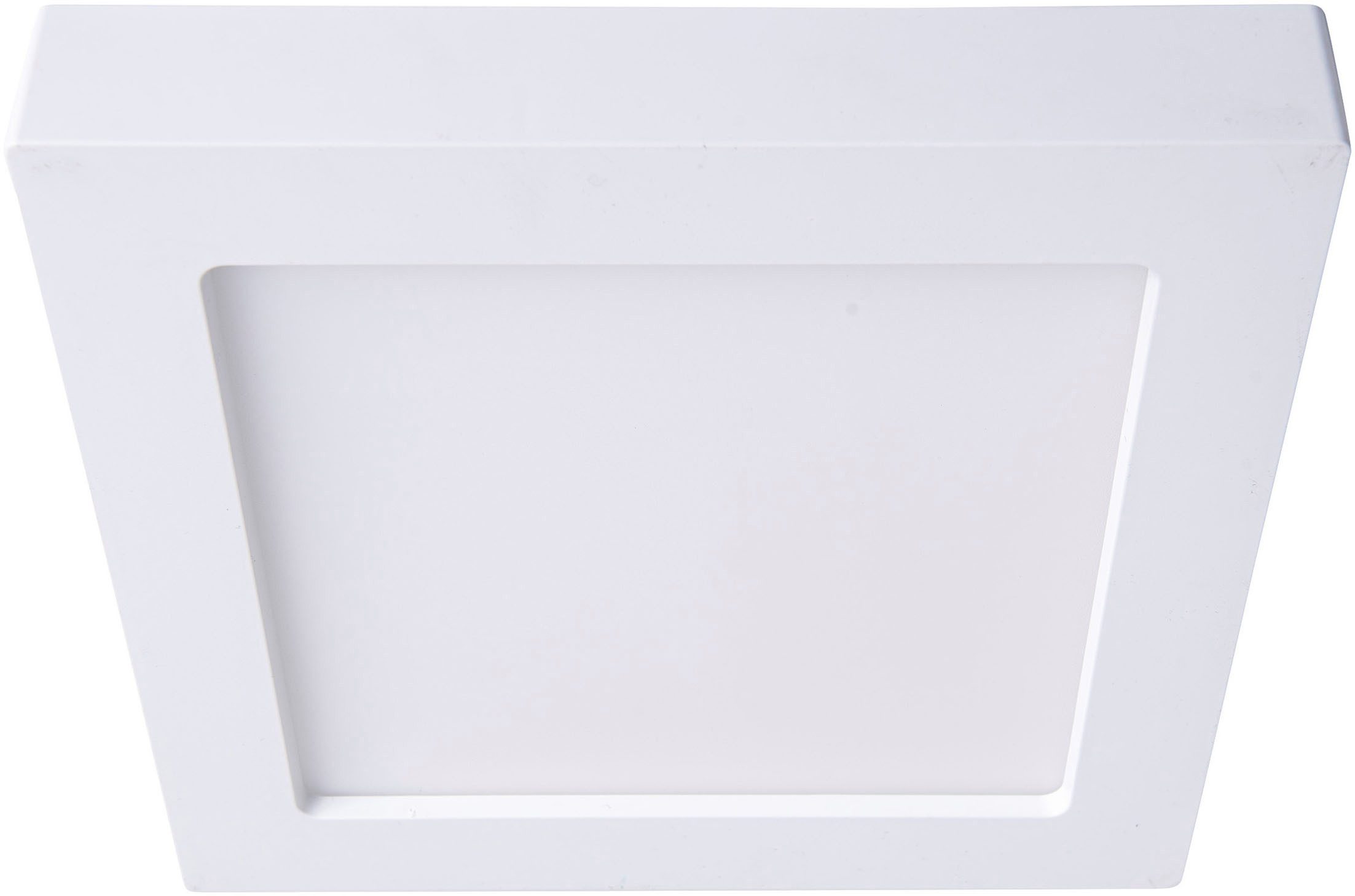 näve LED Einbauleuchte Komplex, mehrere Helligkeitsstufen, LED fest integriert, Neutralweiß, Kaltweiß, Warmweiß, auch Aufbau, CCT, Lichtfarbe über Geräteschalter einstellbar, eckig