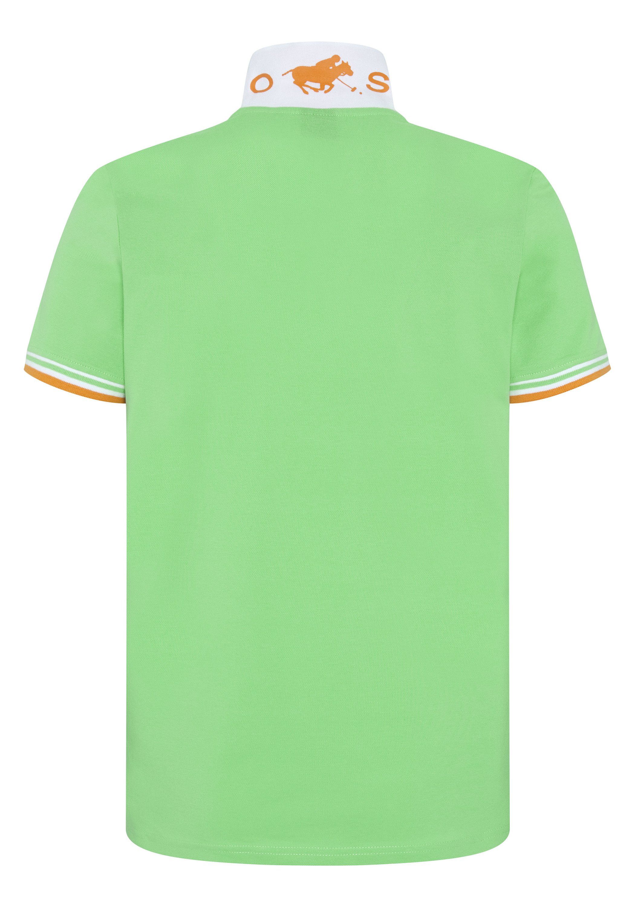 Polo Sylt Poloshirt mit Kontrast-Akzenten