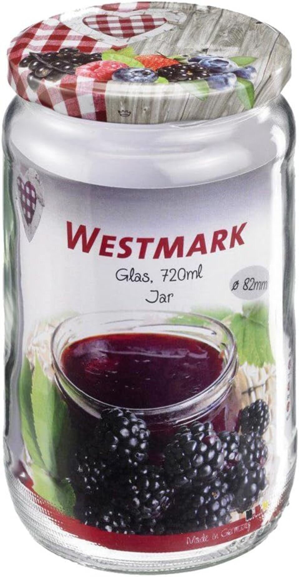 (1-tlg) Glas 720ml, Einmachglas Einmachglas, WESTMARK