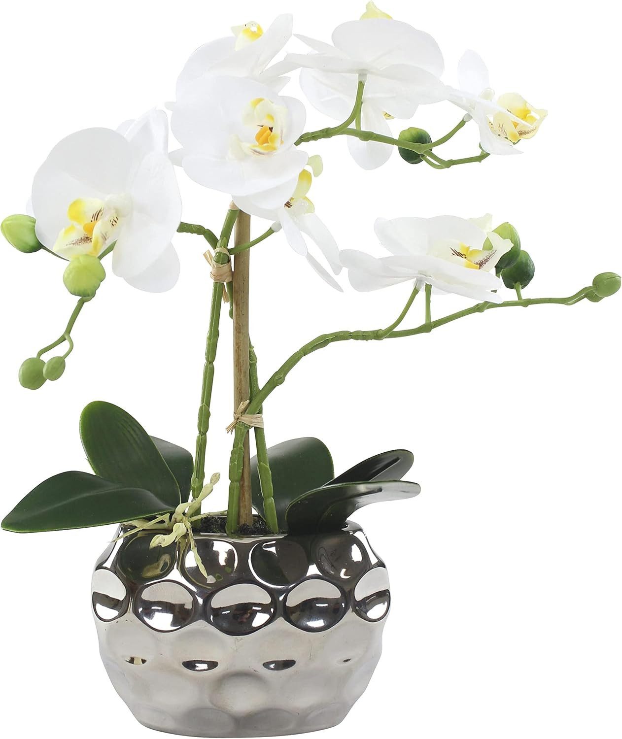Kunstorchidee Kunstpflanze Orchidee, weiss, ca. 33 günstig online kaufen