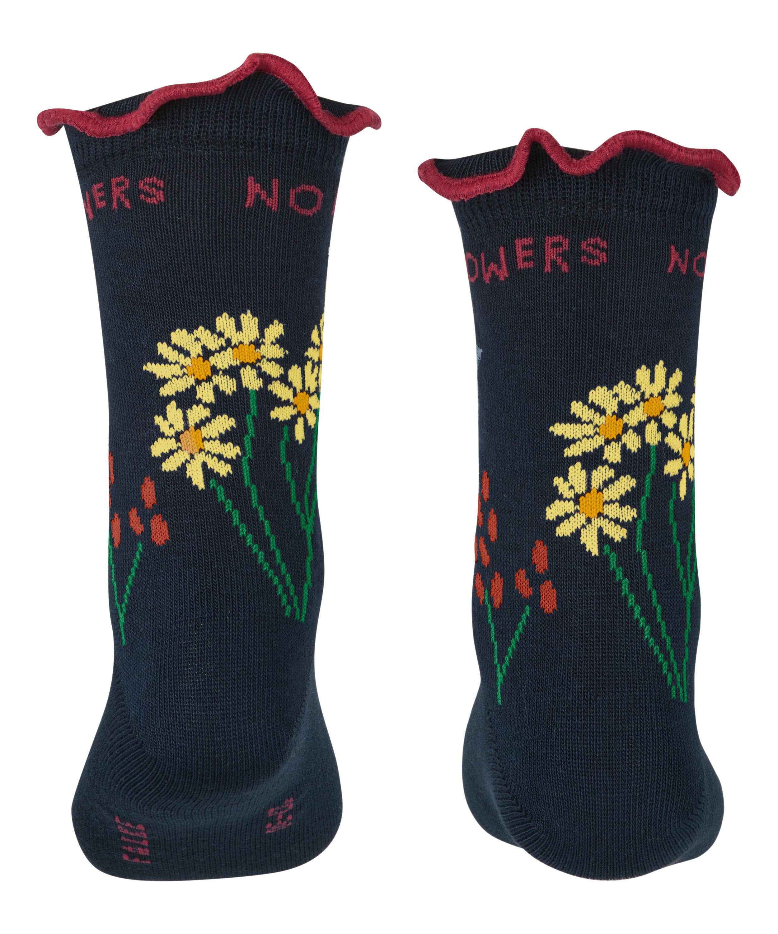 Flowers FALKE Rain Socken No (1-Paar) No (6120) marine