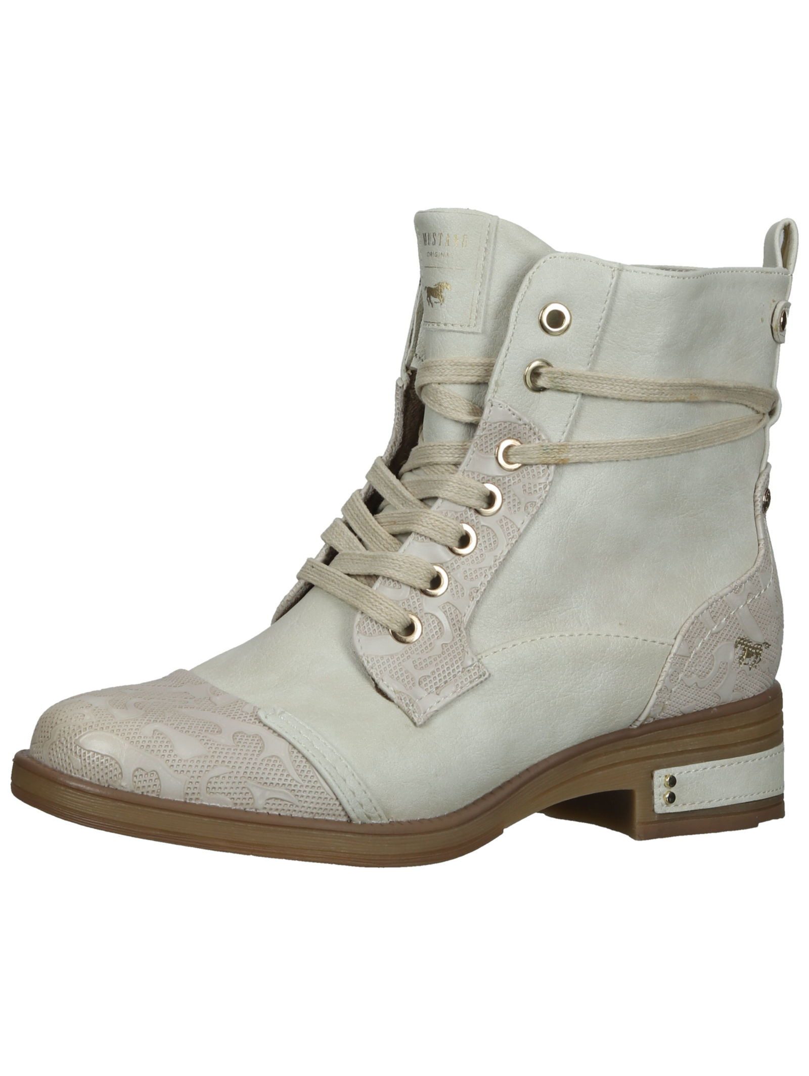 Mustang Shoes Stiefelette Lederimitat Schnürstiefelette