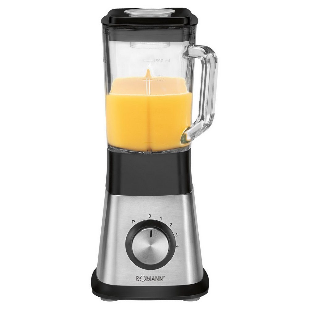 BOMANN Standmixer 1,5 Liter Universalmixer UM 1374 CB Blender, 650 W, für Frucht- und Fitnessdrinks, Milchshakes, Cocktails, Suppen