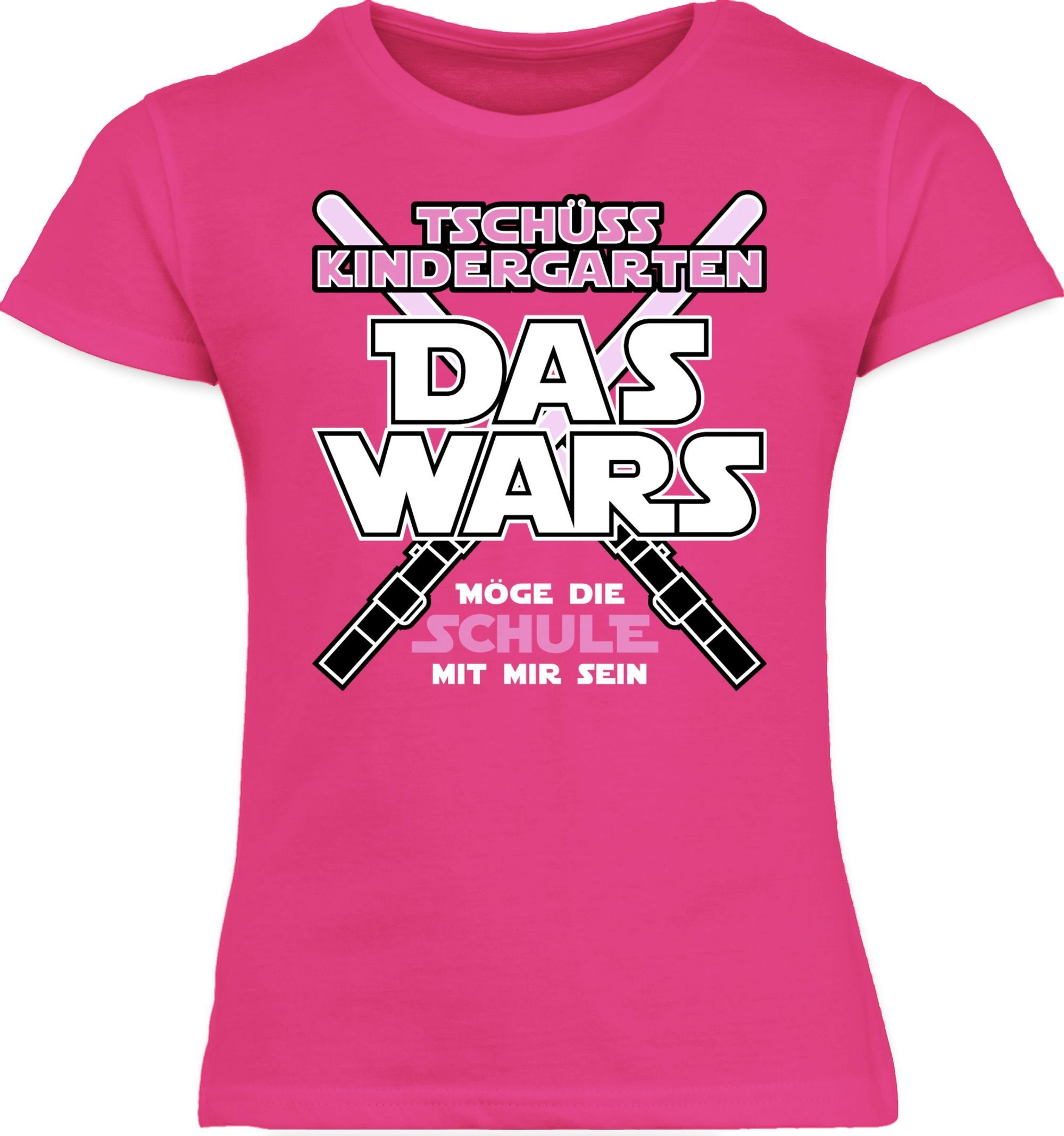 T-Shirt Das Wars Kindergarten Rosa