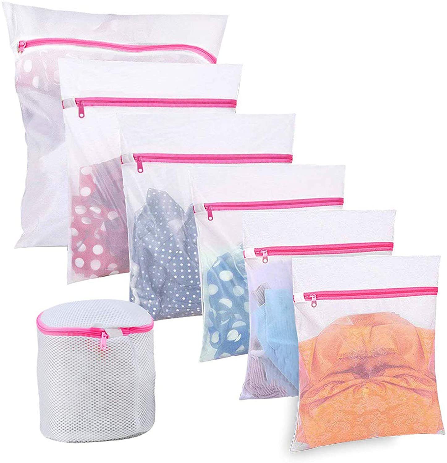 zggzerg Wäschesäckchen Wäschesäcke für waschmaschine,set unterschiedliche bedürfnisse,(7-St)