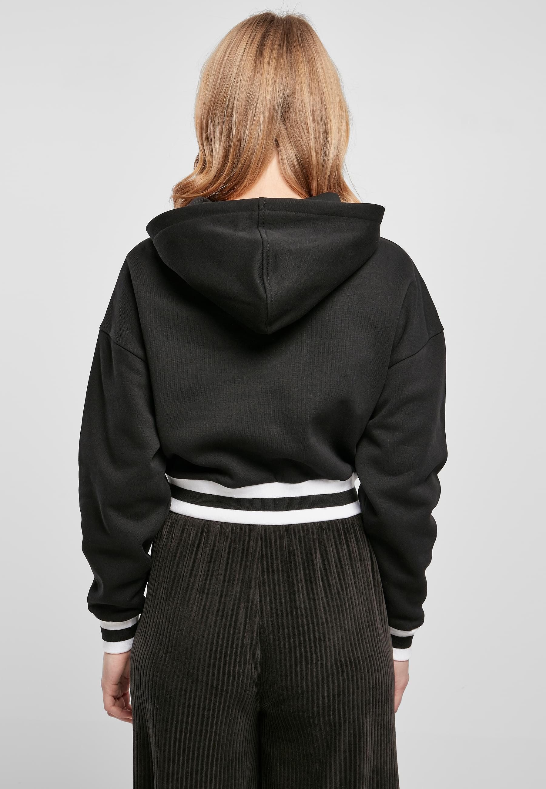 URBAN CLASSICS Kapuzenpullover Urban Classics Damen Ladies Short College Hoody (1-tlg)