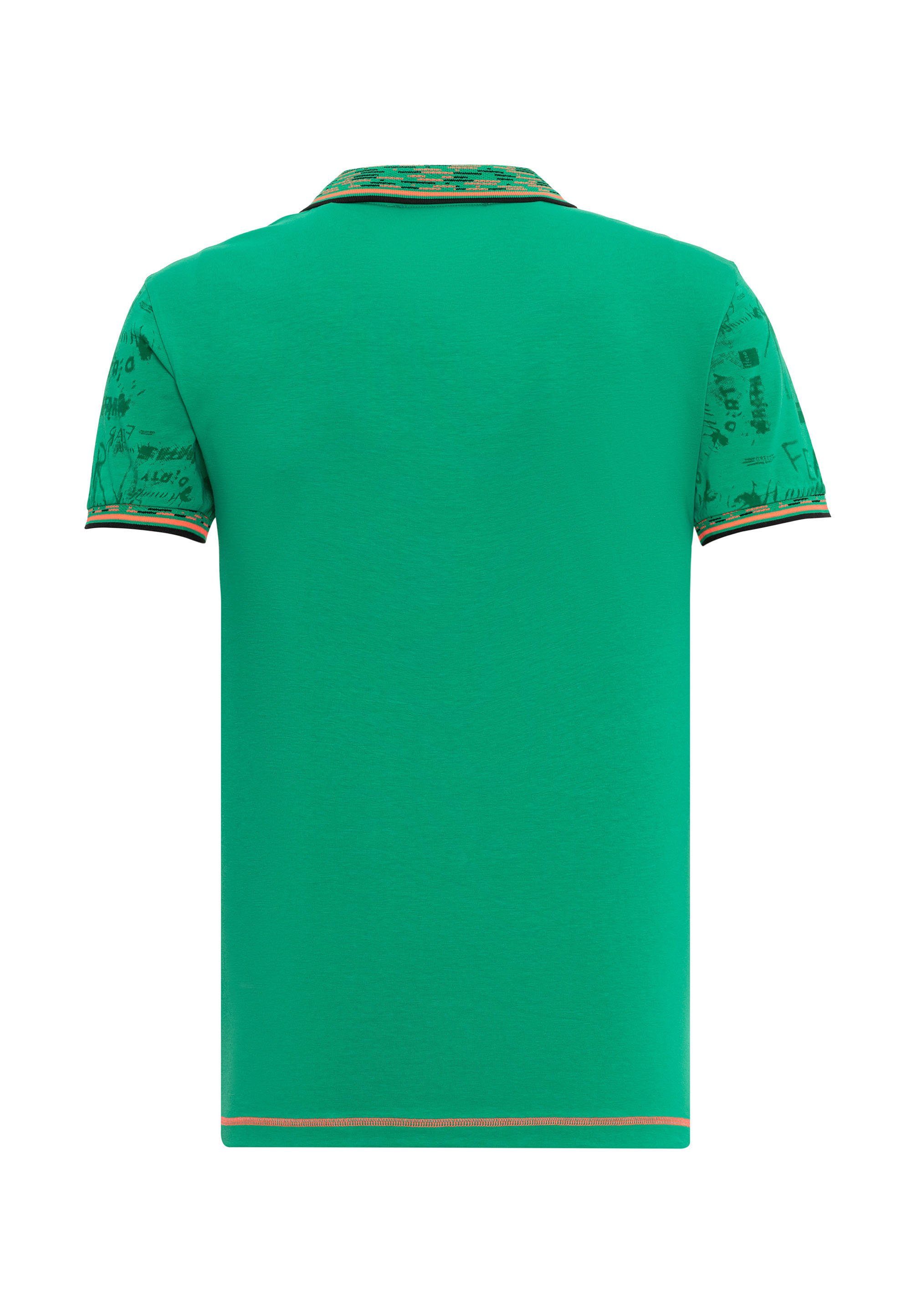 Cipo Poloshirt coolem & Polo-Design Baxx in grün