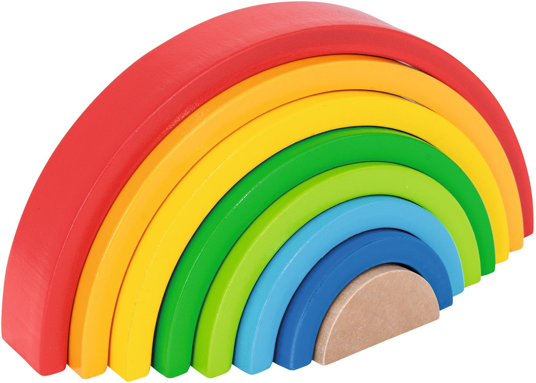 Eichhorn Stapelspielzeug Regenbogen
