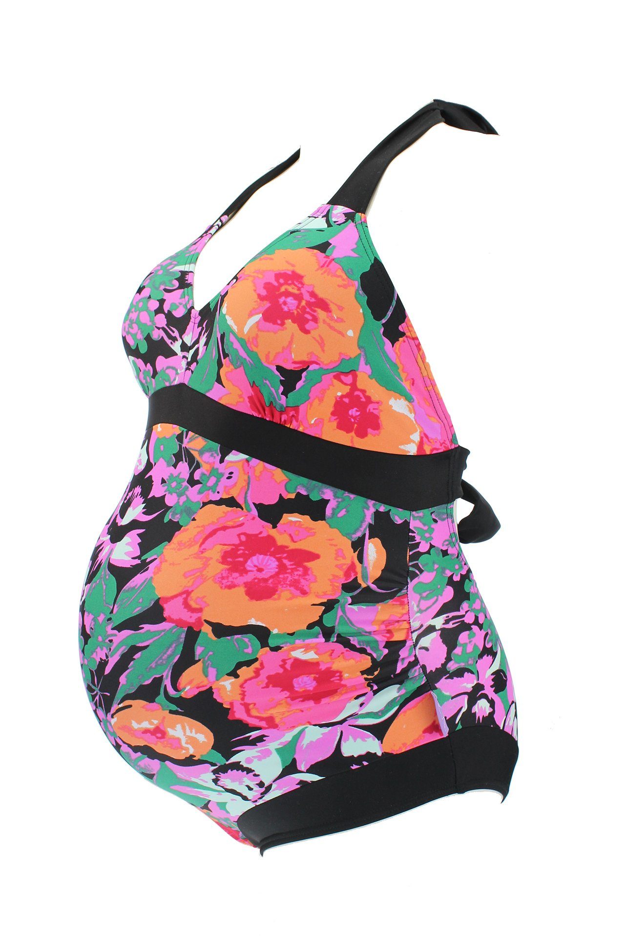petit amour Umstandsbadeanzug AMAYA Blumendruck Umstandsbademode maternity swimwear Umstandsbademode stylish & bequem,Design made in Hamburg.