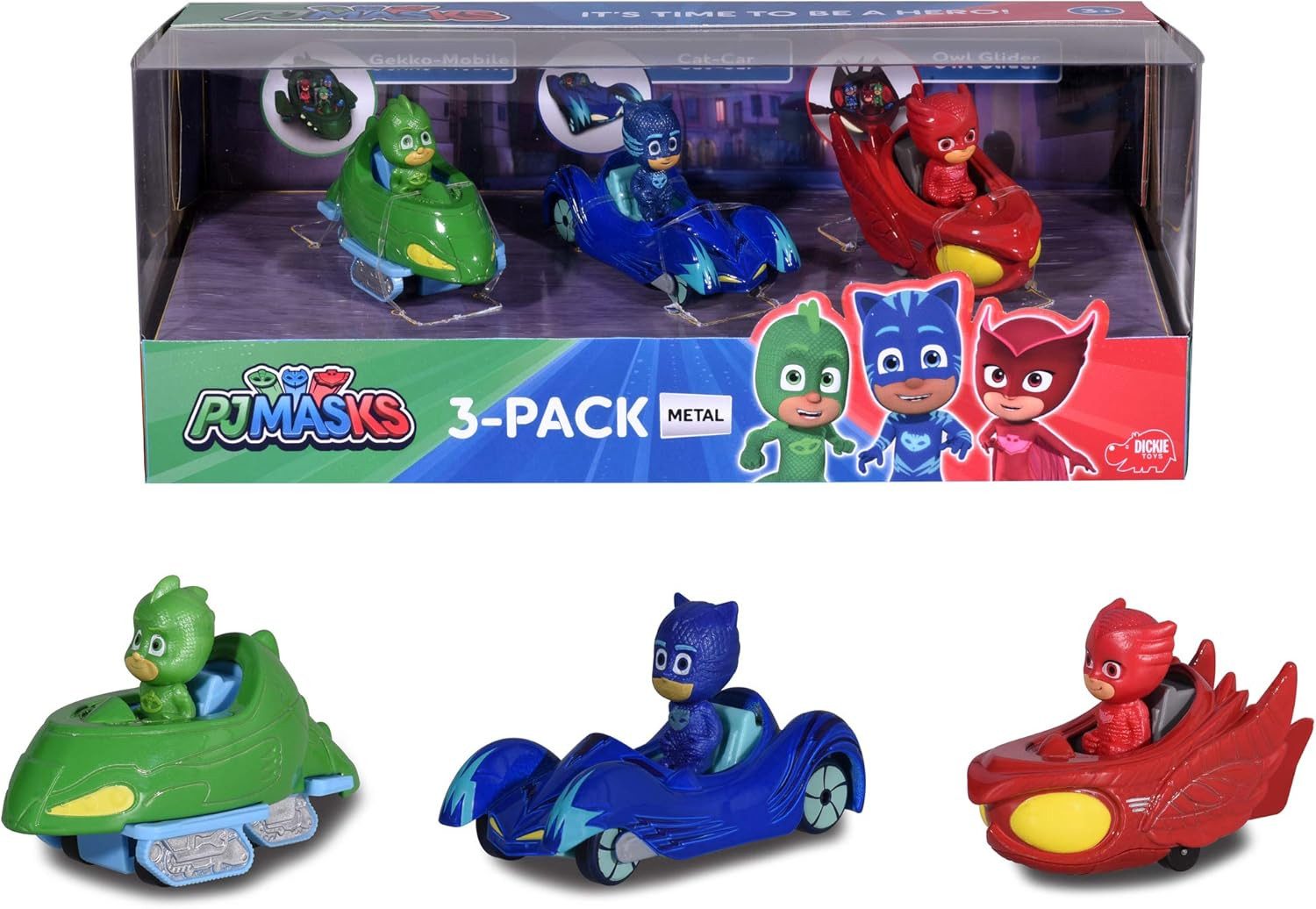 Dickie Toys Spielzeug-Auto Dickie Toys PJ Masks Cars Auto Spilefiguren Set günstig online kaufen