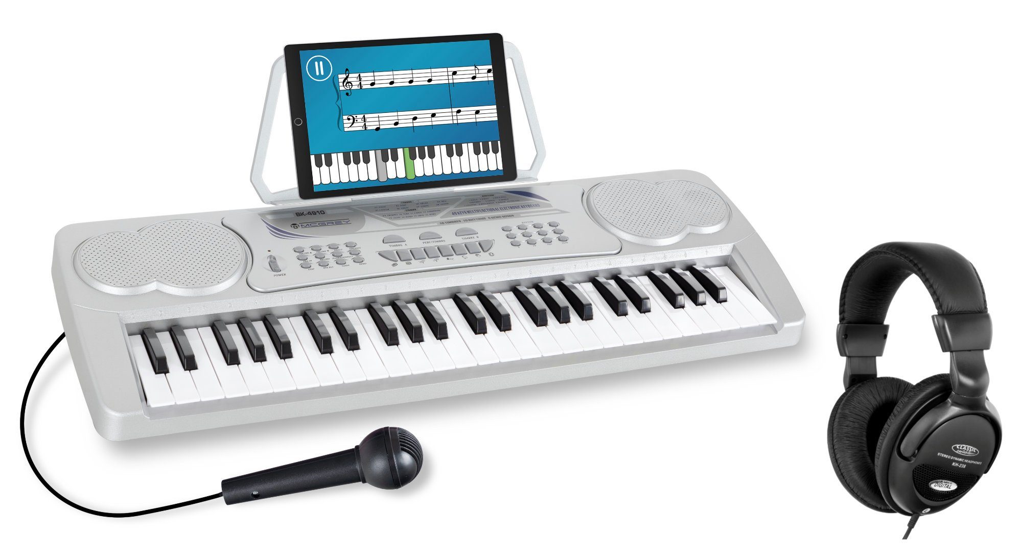 Home-Keyboard BK-4910 Kinder Einsteigerkeyboard mit 49 Tasten