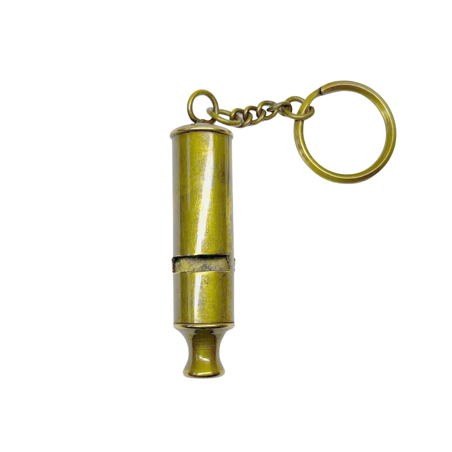 FTWdesign Schlüsselanhänger Pfeife Schlüsselanhänger aus Messing