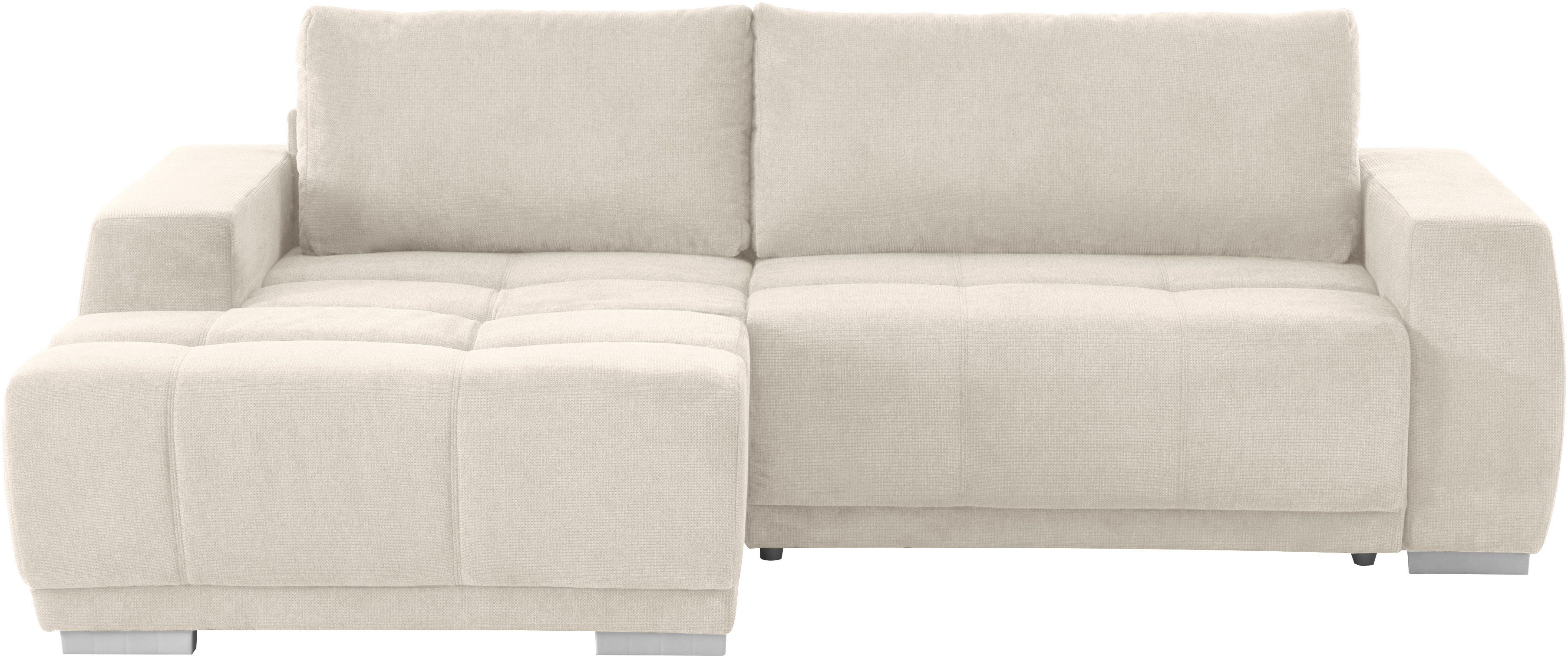 INOSIGN Ecksofa "Bolero L-Form", wahlweise mit Bettfunktion & Bettkasten günstig online kaufen