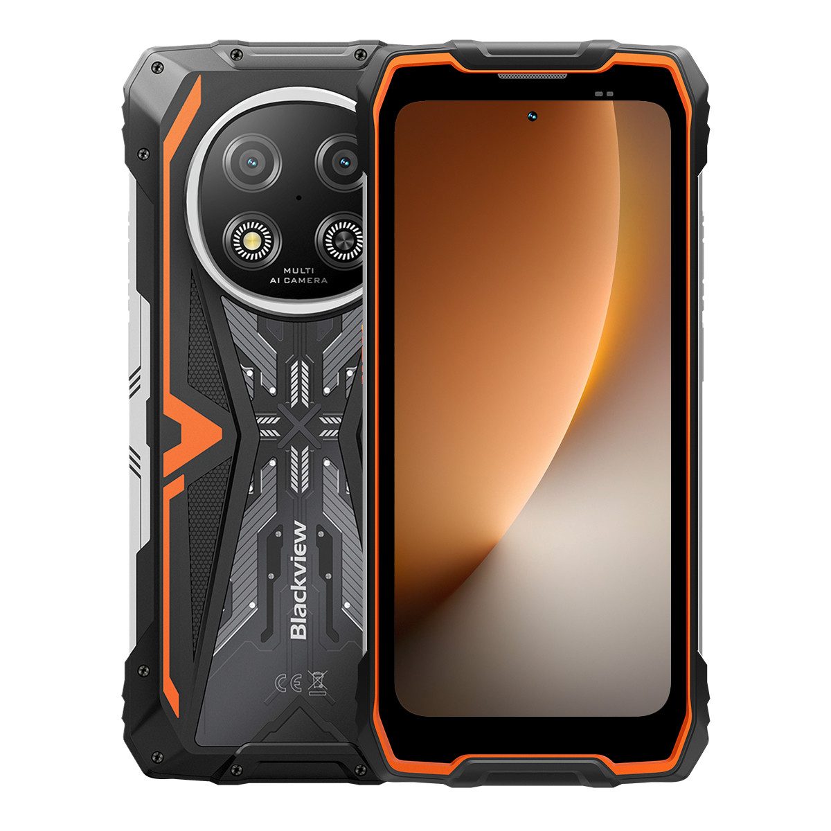 blackview 5G Outdoor Smartphone 15000mAh Akku 24GB RAM 120Hz Display Smartphone (16.94 cm/6.67 Zoll, 256 GB Speicherplatz, 16 MP Kamera)