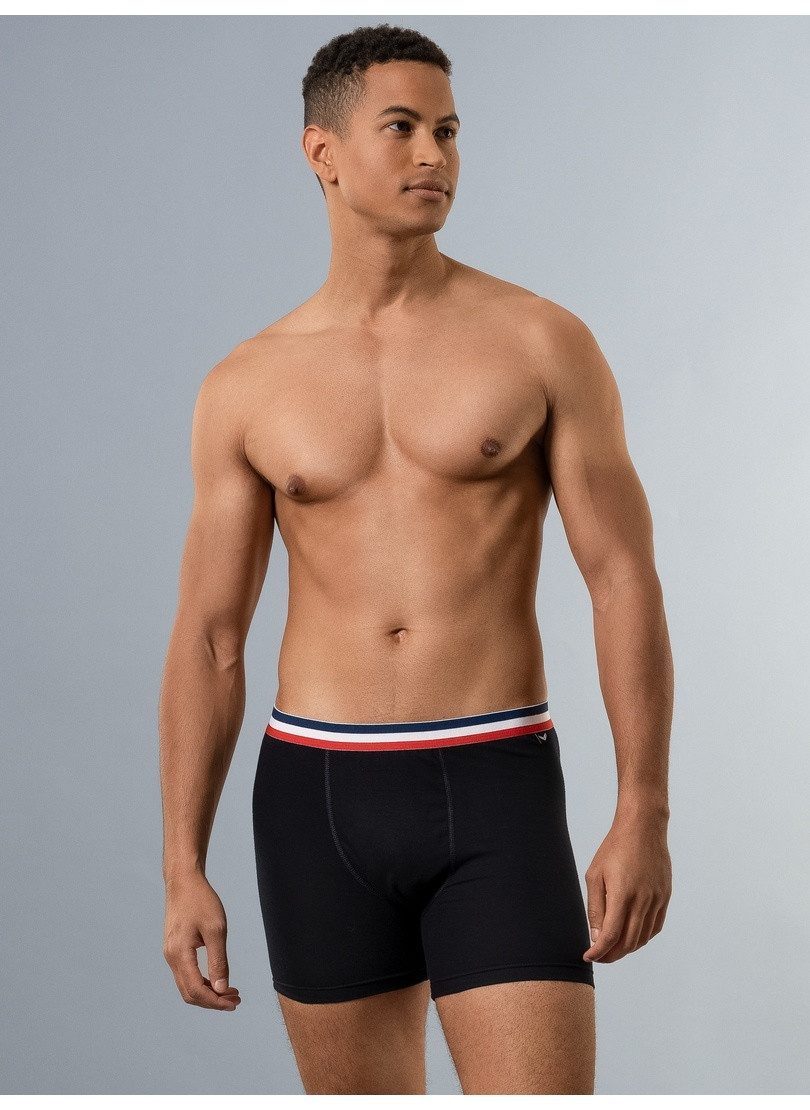 Trigema Boxer TRIGEMA Pants mit praktischem Gummibund navy