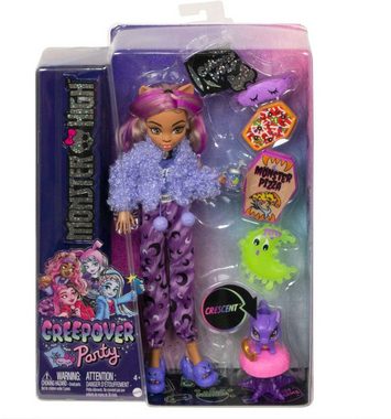 Mattel® Anziehpuppe Monster High, Creepover Clawdeen - Schaurig schöne Pyjamaparty