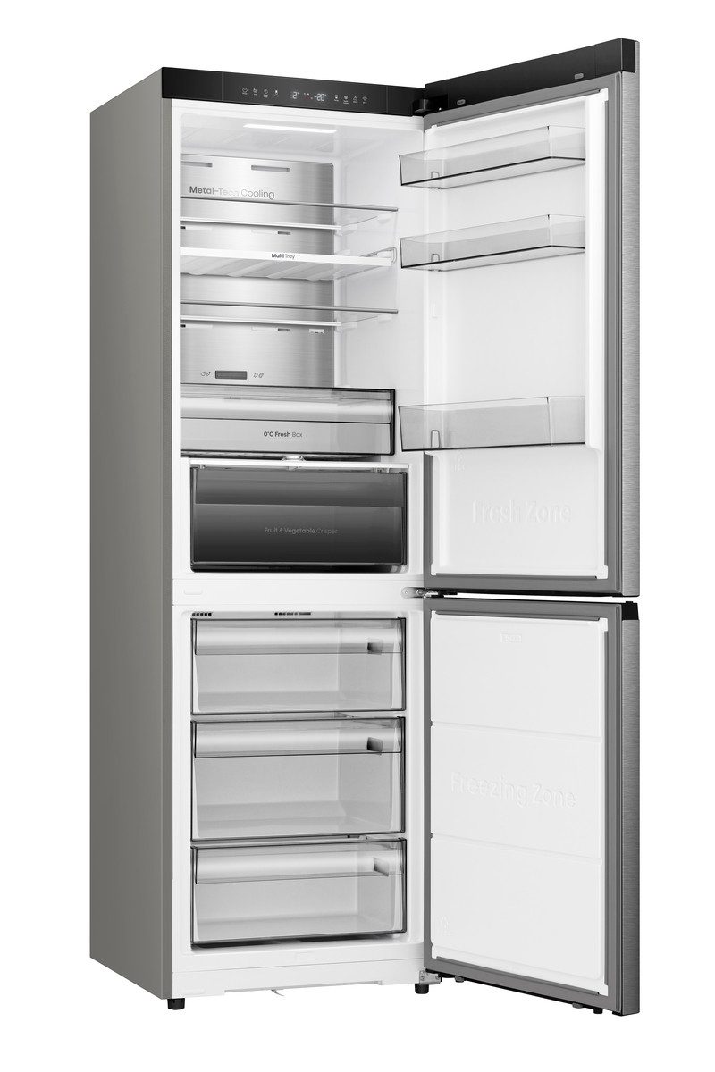 Hisense Kühl-/Gefrierkombination RB3K330SAIC, 185,6 cm hoch, 59,5 cm breit, Total NoFrost – Bild 5 von 5