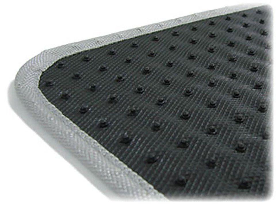 Fußmatte Auto Gummi Fußmatten universal Alu Riffelblech Optik