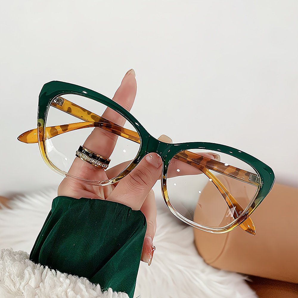 Gläser ändert Brille Katzenaugenfarbe grün Anti-Blaulicht PACIEA flache