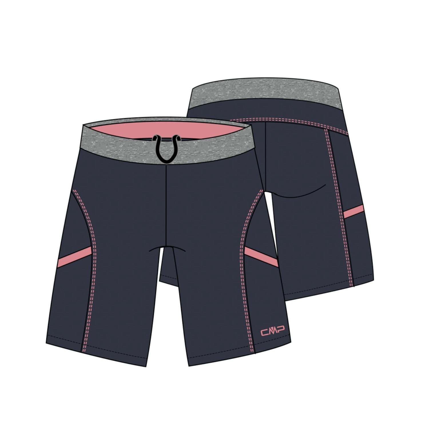 CMP Trainingsshorts CMP Mädchen Short Girl Bermuda 31T7985