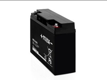 +maxx- 2x 12V 23Ah passend für 24V Rasenmäher RL2000 RL-2000 Bleiakkus, zyklenfest