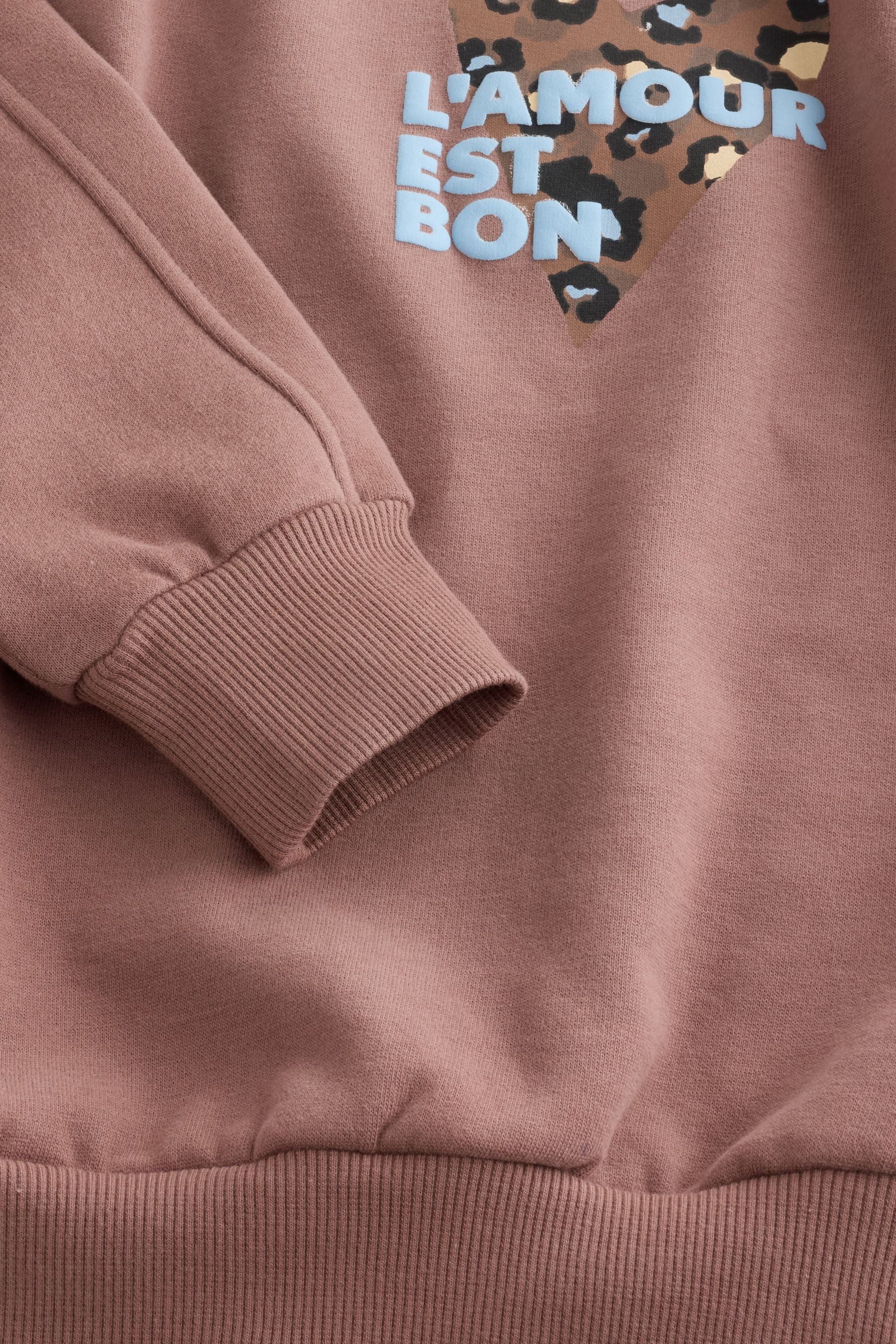 Next Top & Leggings Sweatshirt und ausgestellte Leggings im Set (2-tlg) – Bild 4 von 5