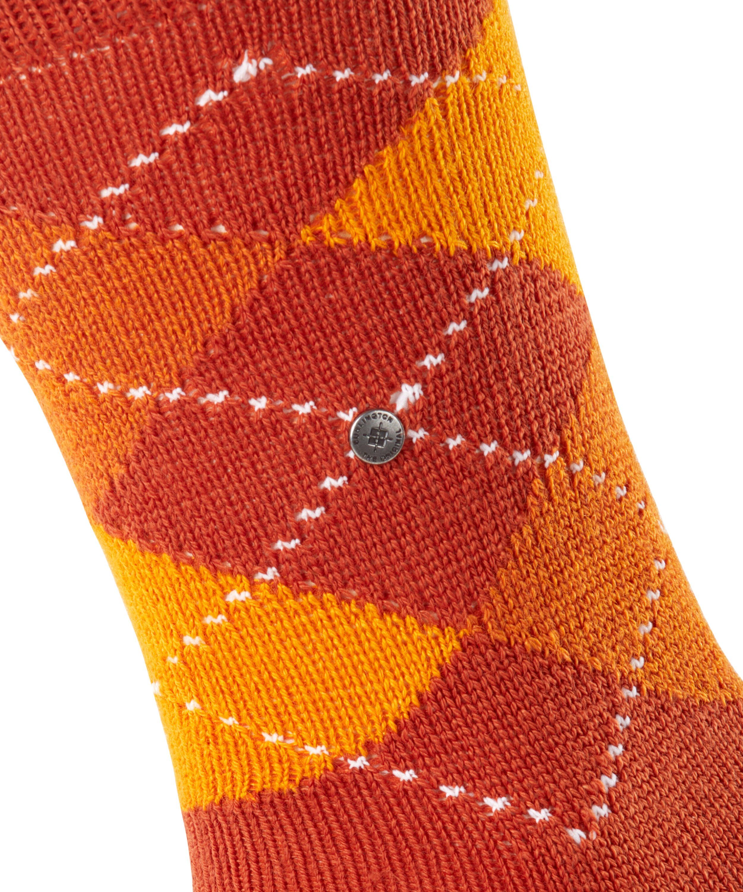 Socken (8824) (1-Paar) Burlington Preston LEINENROT