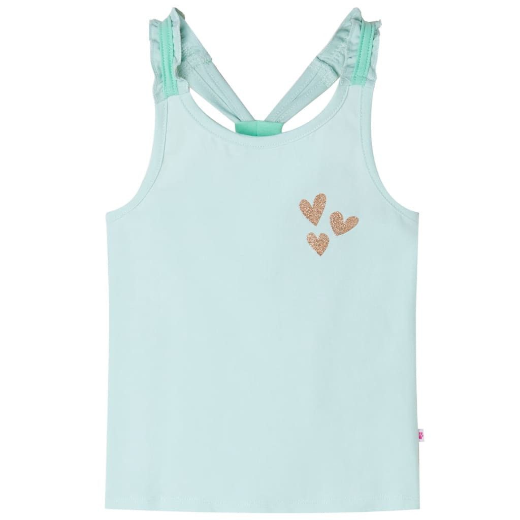 Tanktop Kinder-Tanktop Helles Minzgrün 92
