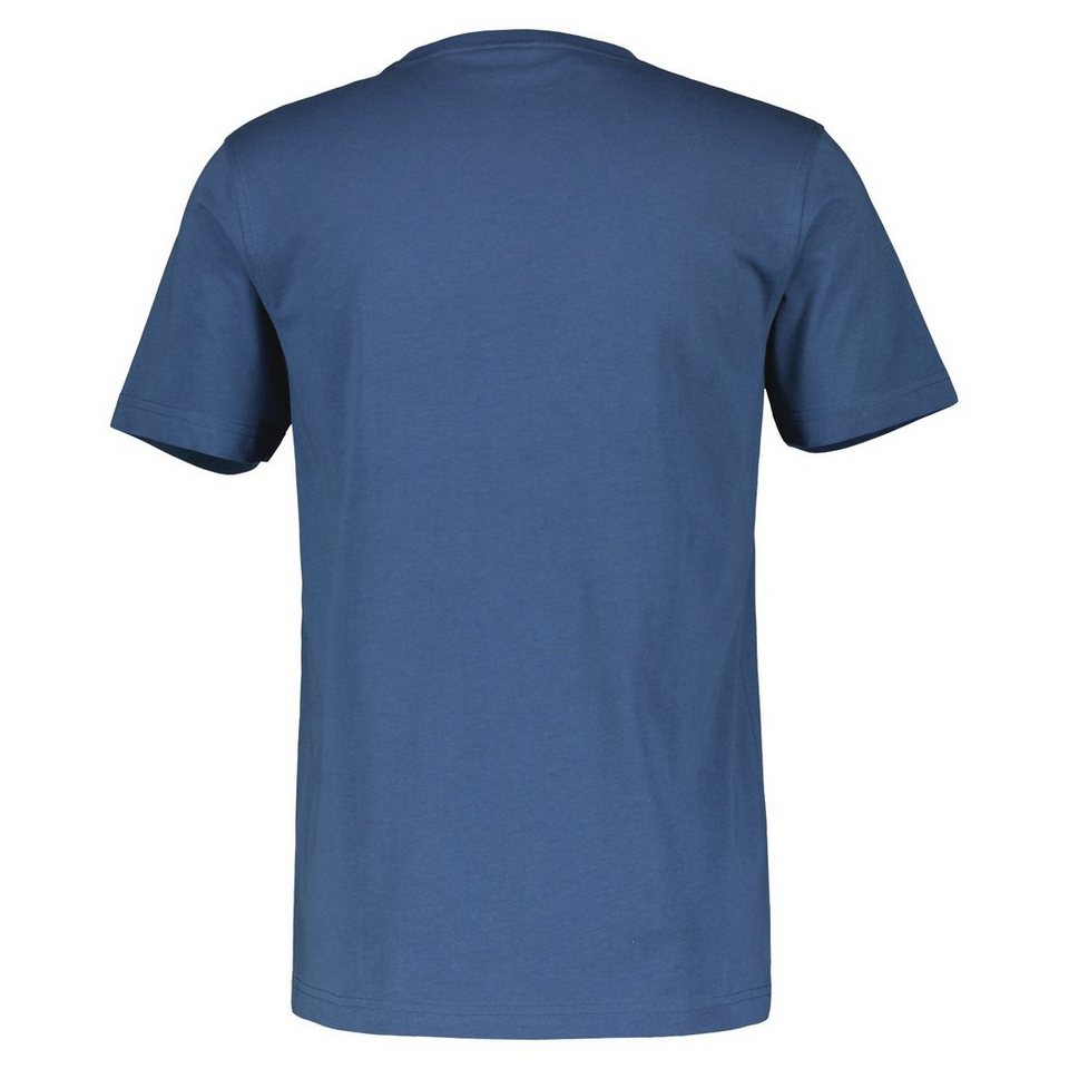 LERROS T-Shirt Logoprägung an der Brust, Kurzarm mit Rundhalsausschnitt